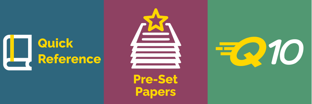 New Urobank Features: Quick Reference, Pre-Set Papers, and Q10 Mode